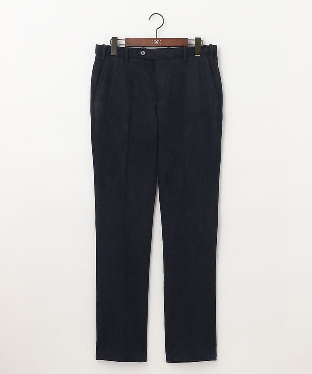 JOSEPH ABBOUD 【ウエストも伸びる】ソフティーヌストレッチ パンツ ネイビー系