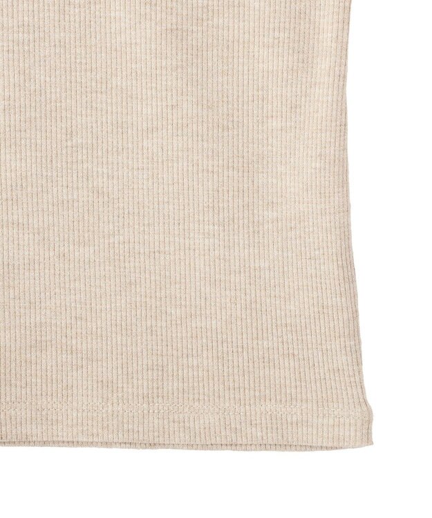 earth music&ecology エッジチュールラメテレコタンクトップ Ivory