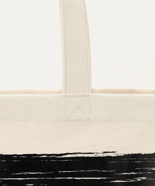 JOSEPH ABBOUD MOUNTAIN 【SPACE／UNISEX】キャンバストートバッグ アイボリー系