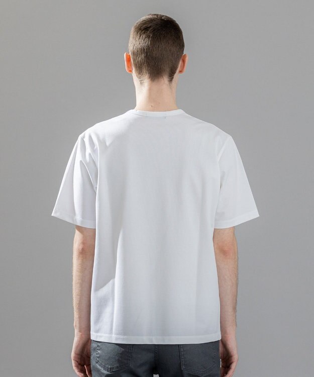 JOSEPH HOMME 【新素材】クリアコットンカノコ　クルーネックTシャツ ホワイト系