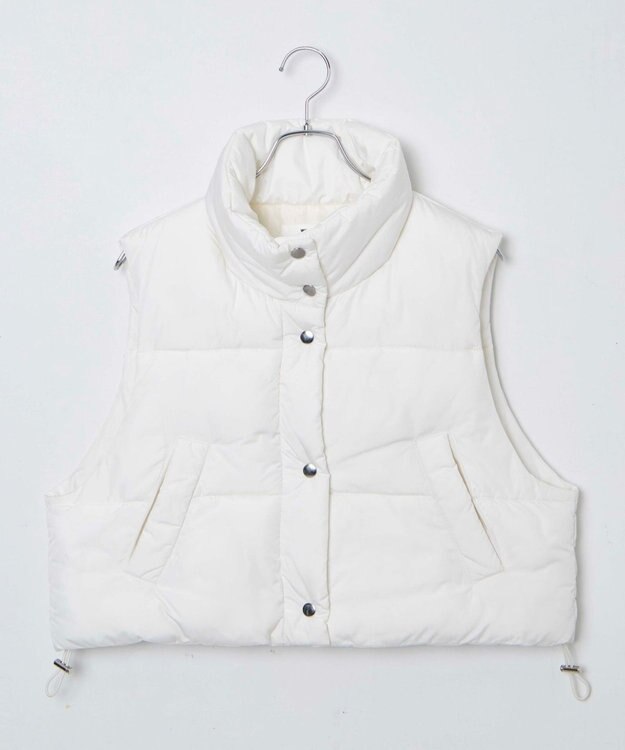 WEGO パディングショートベスト ホワイト