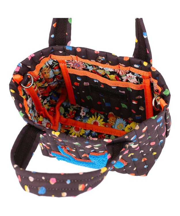 tsumori chisato CARRY きらネコてんてん ハンドバッグ 2way ショルダーバッグ ブラック