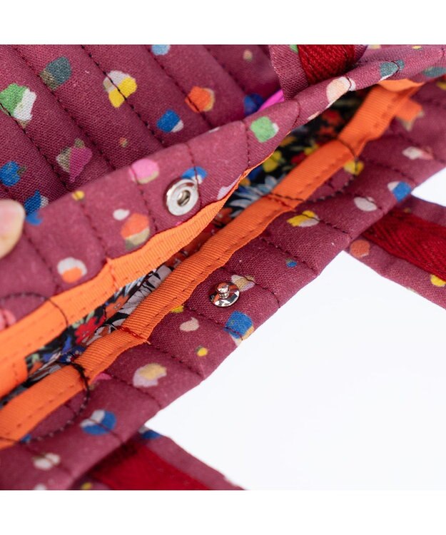 tsumori chisato CARRY きらネコてんてん ハンドバッグ 2way ショルダーバッグ ボルドー