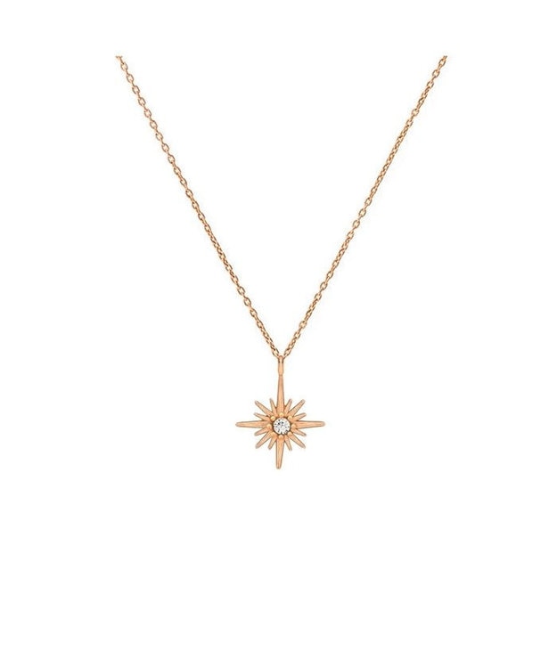 blancotokyo 【金属アレルギー対応】モチーフネックレス AMANECER ピンクゴールド