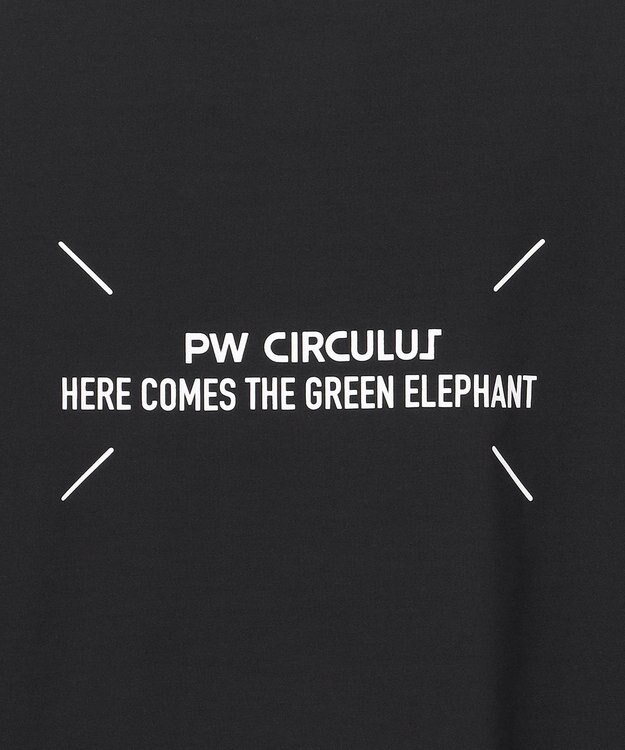 PW CIRCULUS 【WOMEN】アニマルグラフィックモックネック  ゴルフウェア レディース ブラック系