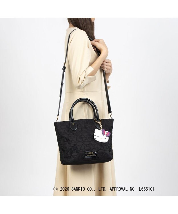 ANNA SUI HELLO KITTY トートバッグ クロ