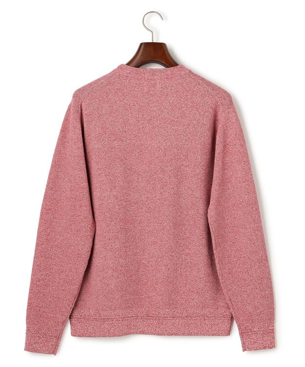 J.PRESS MEN ギマコットンカノコクルーネック ニット レッド系