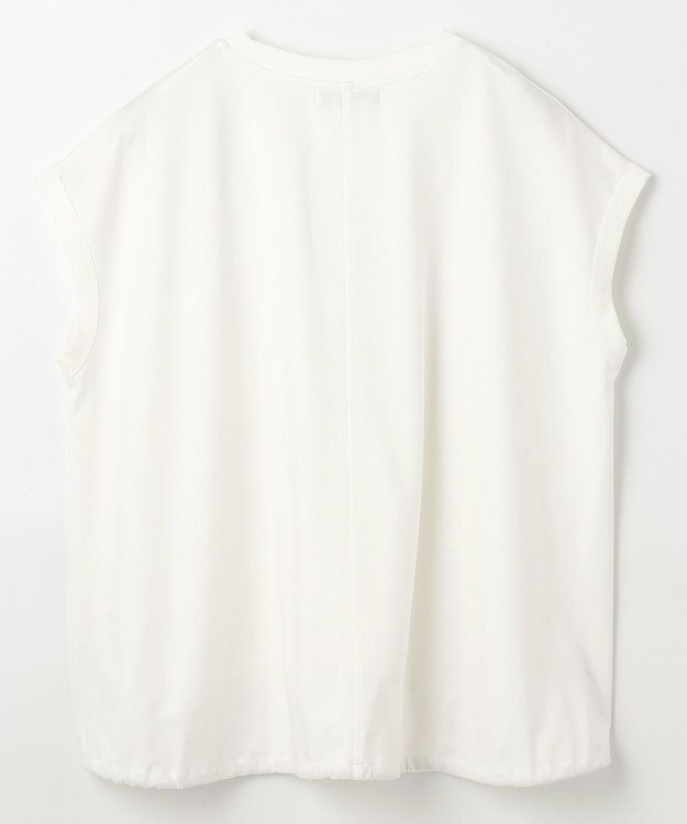 ANY L 【洗濯機可/UVケア】シルケットスムースドロストＴシャツ オフ