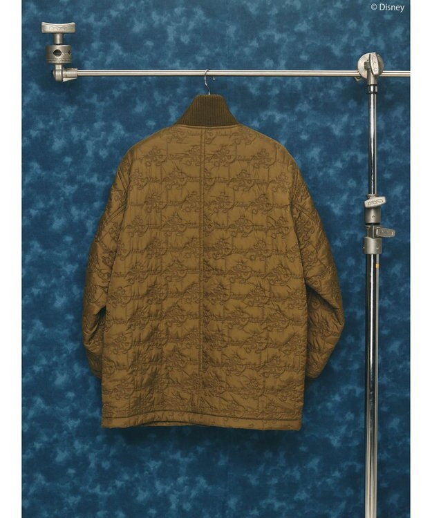 AMERICAN HOLIC ミッキー柄中綿キルトジャケット／Ｍｉｃｋｅｙ Khaki