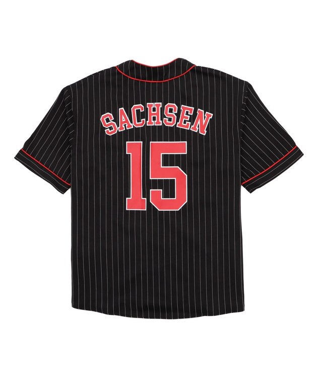 WEGO 【ユニセックス着用ITEM/MLサイズ展開】ベースボールシャツ（SS） ブラック