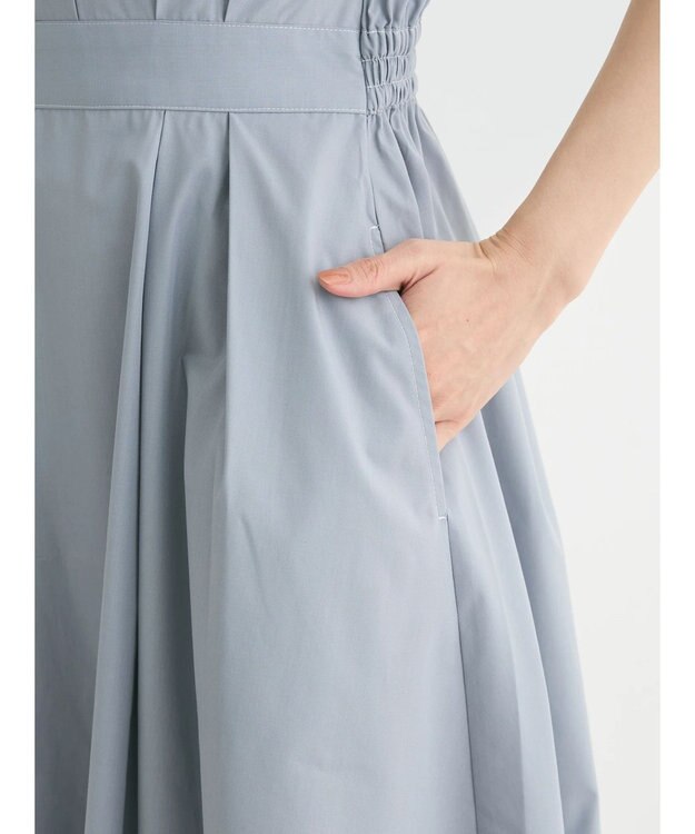 Green Parks ・ＥＬＥＮＣＡＲＥ　ＤＵＥ　スキッパーワンピース Gray