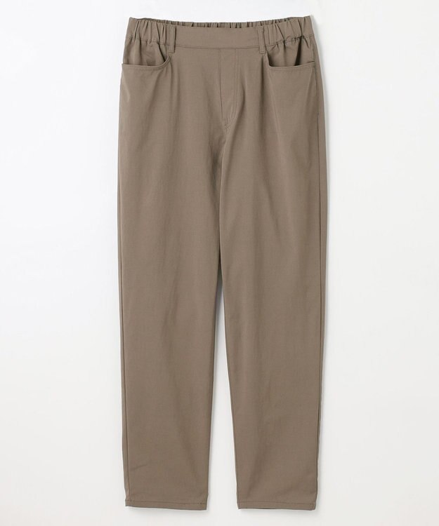 ANY 【UVカット/ウエストゴム/ストレッチ】大人の７daysデイリーパンツ モカ