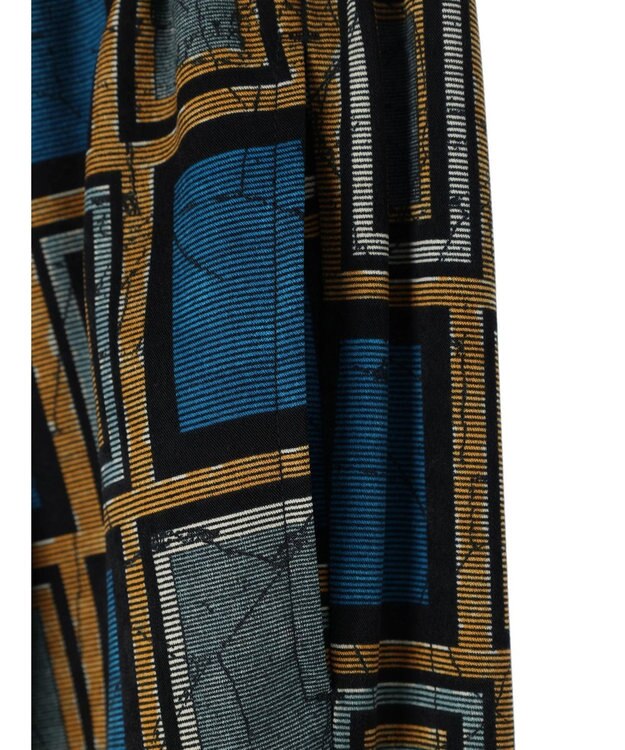 Green Parks アフリカン柄イージーパンツ Blue