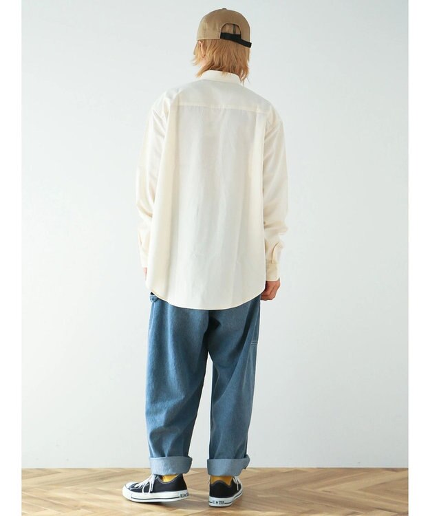 CRAFT STANDARD BOUTIQUE Ｔ／Ｒバンドカラーシャツ Ivory