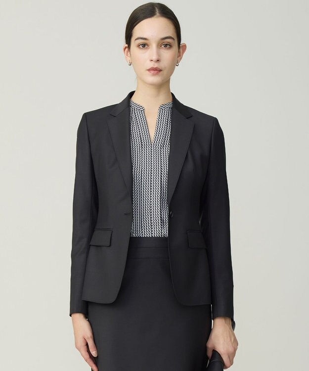 ICB L 【新色追加・セットアップ対応】Bahariye テーラードジャケット ブラック系