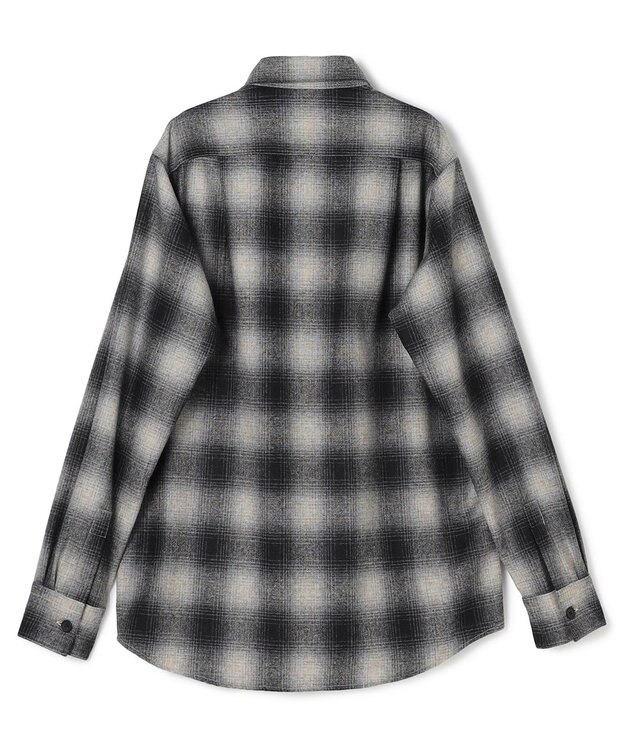 JOSEPH HOMME 【新素材】フェードフラノチェック / シャツブルゾン グレー系3