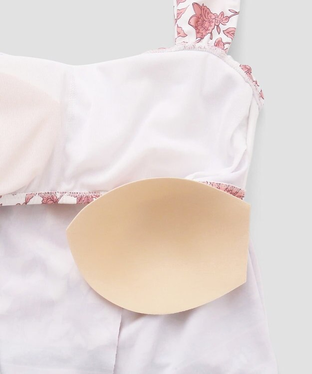 San-ai Resort（三愛水着楽園） 【SALE】ノンワイヤー水着　【San-ai Resort（サンアイリゾート）】 ホワイト×カーキ