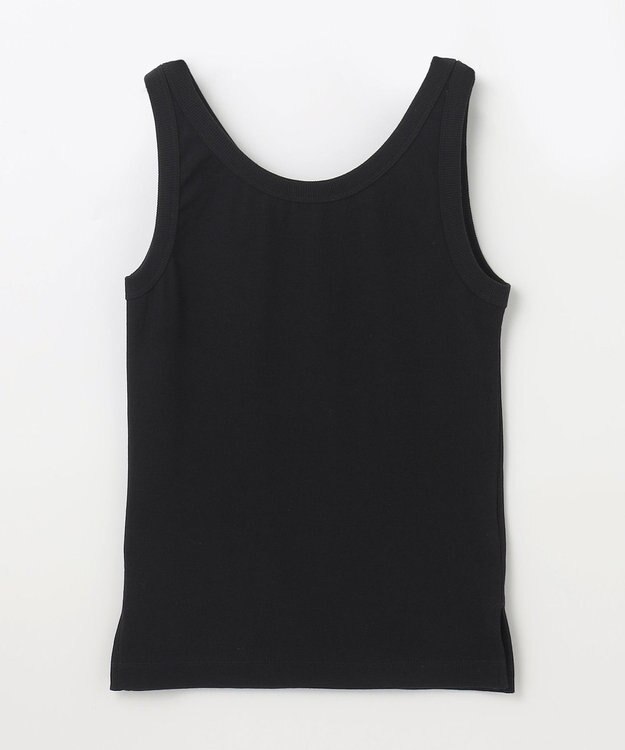 GRACE CONTINENTAL テレコノースリーブ ブラック