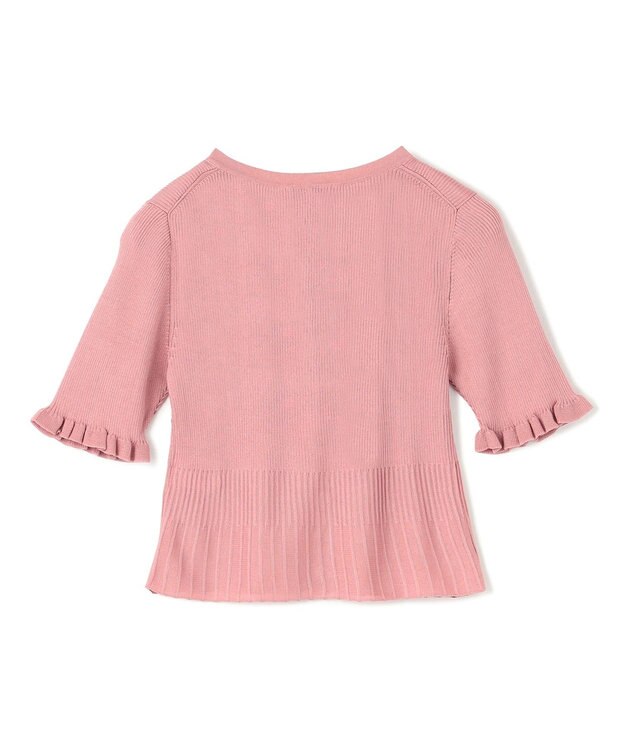 TOCCA HALF SLEEVE AJISAI  半袖カーディガン ピンク系