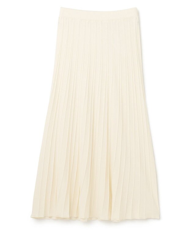 BEIGE， 【WEB限定】 MONSTERA / ニットスカート Ecru