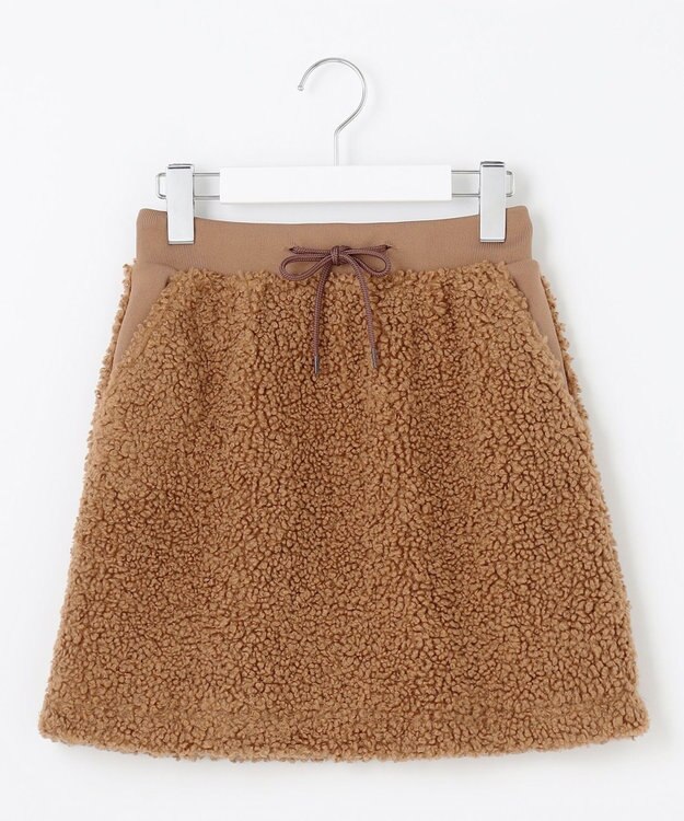 23区GOLF 【WOMEN】ボアスカート キャメル系