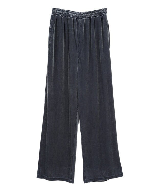 Green Parks ・ＳＵＧＡＲ　ＳＰＯＯＮ　ストライプベロアパンツ Blue