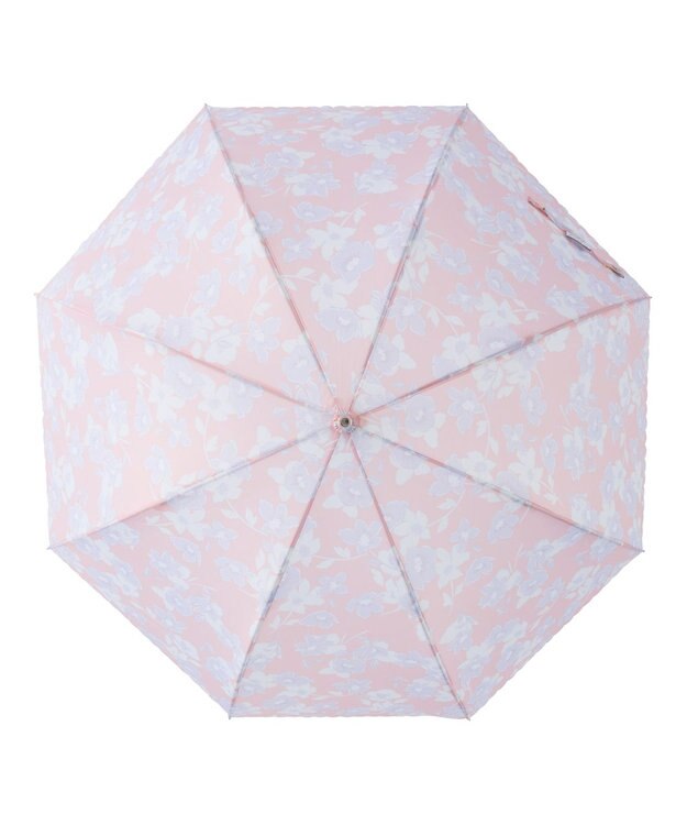 MOONBAT estaa 【耐風】長傘 アンティークフラワー UV ペールピンク