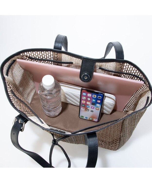 UNBILLION ペルケ perche / 透かしアンダリアシート牛革トート オーク