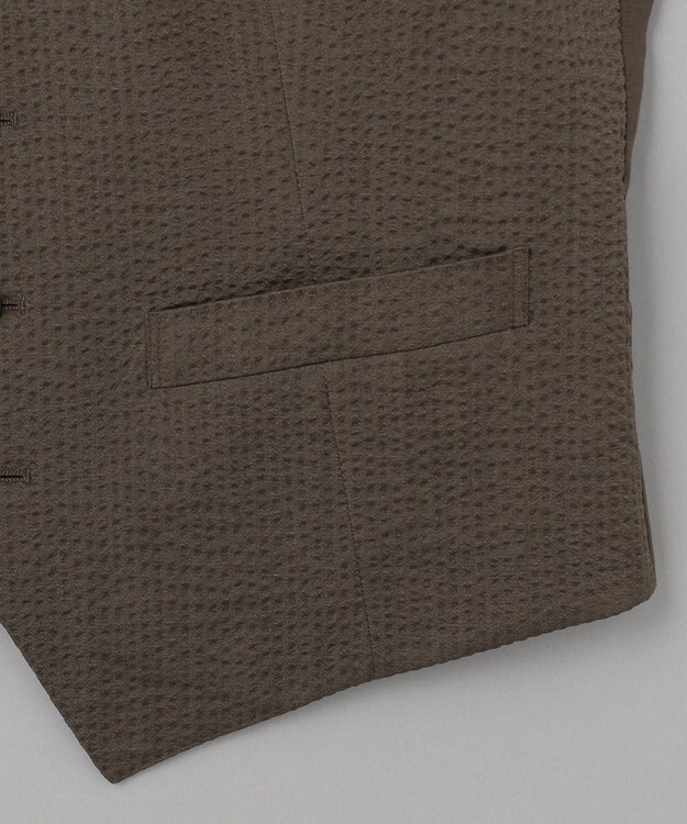 GOTAIRIKU 【EC＆一部店舗限定】【AIRY MOVE / セットアップ対応】テクノソラーロサッカー セットアップべスト ダークブラウン系