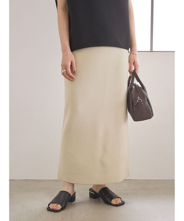 AMERICAN HOLIC ミラノリブニットタイトスカート Ivory