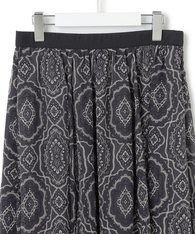 23区 S オーナメントプリント ギャザースカート グレープリント