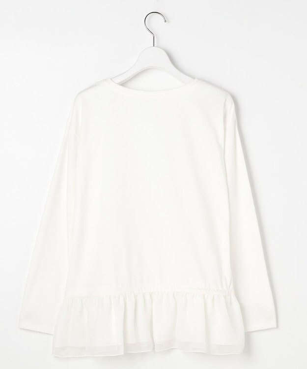 Feroux フリルぺプラム カットソー ホワイト系