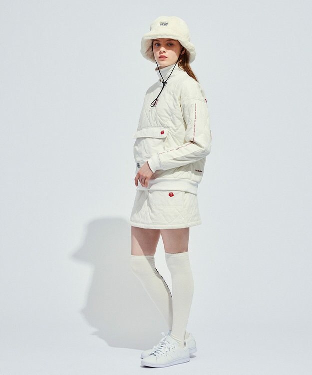 PW CIRCULUS 【裏地付き/防寒】【WOMEN】キルティングスカート ホワイト系