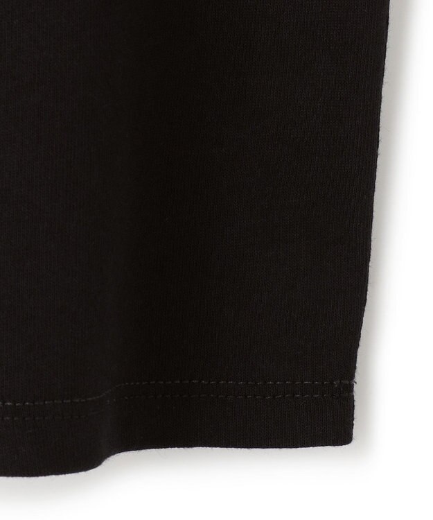 UNFILO 【110-150cm】アソート コンビTシャツ ブラック[袖チュール]