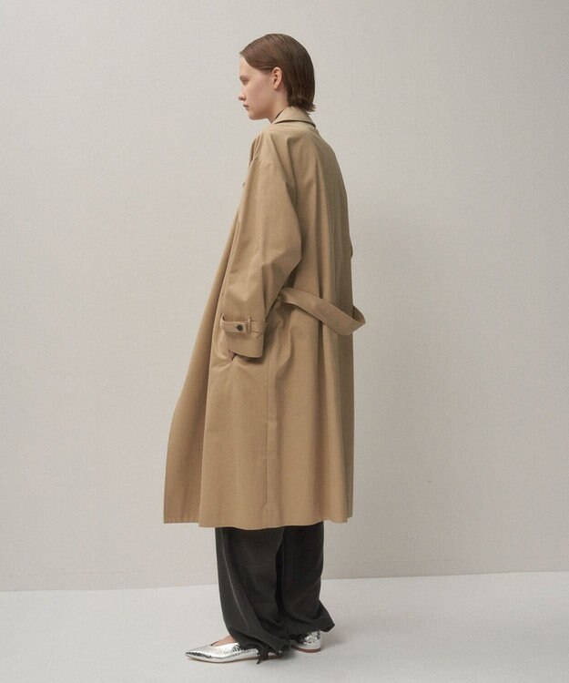 ATON WEST POINT | オーバーサイズトレンチコート BEIGE