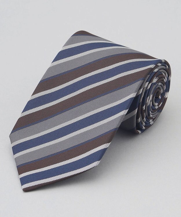 GOTAIRIKU 【Fermo Fossati】レジメンタル ネクタイ ネイビー系1