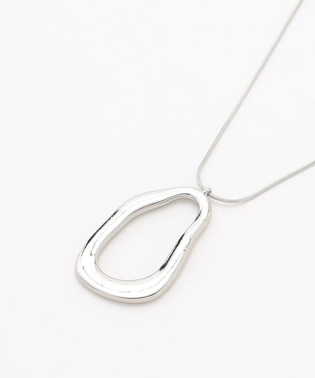 ANY メタルモチーフスライドネックレス シルバー