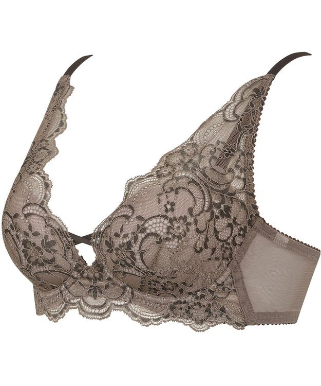 WACOAL 【重力に負けないバストケアBra】 ノンワイヤー バストを重力から守る まる胸キープ ラクなつけごこち サイドのラインすっきり ブラジャー レディース BRA184 /ワコール シナモンブラウン