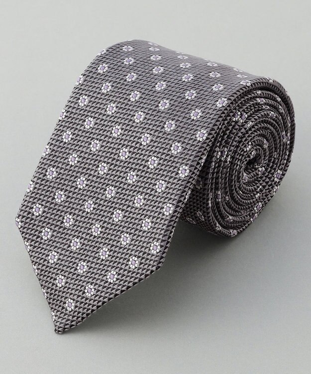 GOTAIRIKU GOTAIRIKU別注【日本製】シルク ネクタイ_小紋柄 グレー系8