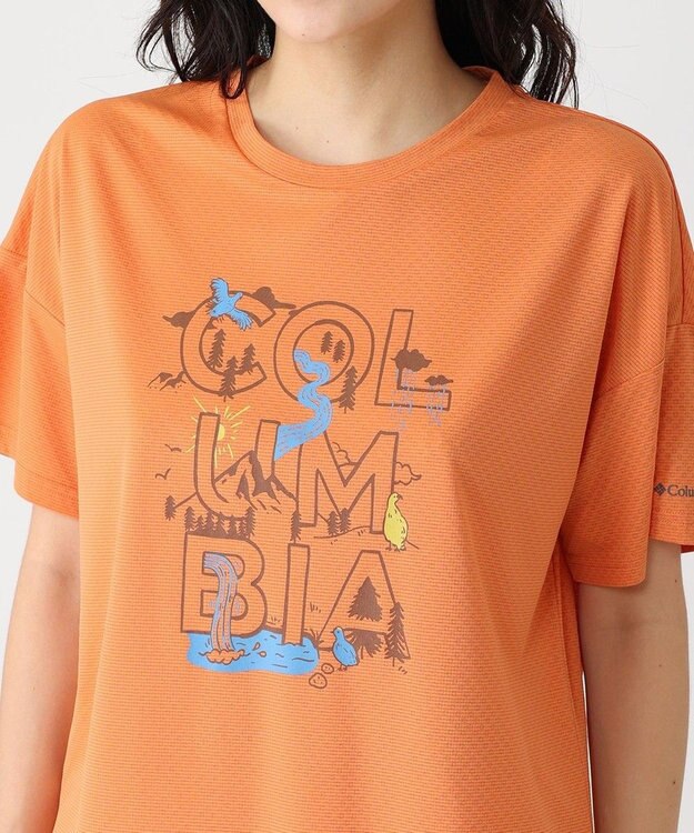 Columbia Columbia/ ウィメンズローハイクオムニフリーズショートスリーブTシャツ /コロンビア Dusty Orange