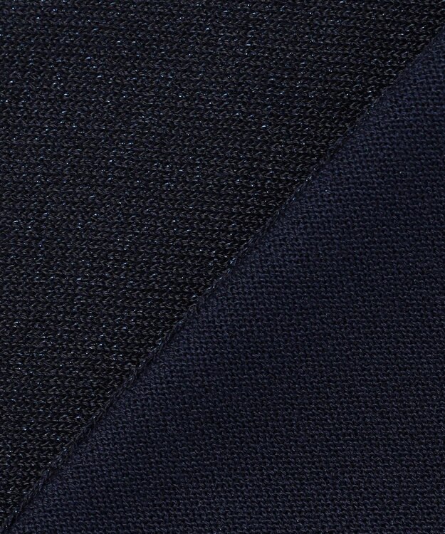 組曲 L 【先行予約・前後着用可】ドルマンスリーブライトラメ ニット ネイビー系