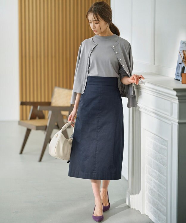 組曲 【WEB限定】バックチュールツイン セット グレージュ系