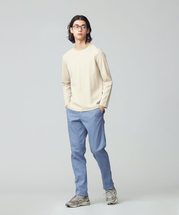 ソフトWフェイス ボーダーロングTシャツ / J.PRESS MEN