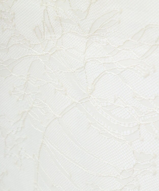 Maison de FLEUR EC限定レースフリルハンドルスクエアトートMバッグ Ivory