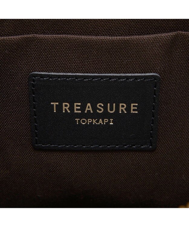 TOPKAPI 【TREASURE TOPKAPI】アニマルジャガード 2WAY ショルダーバッグ ブラウン