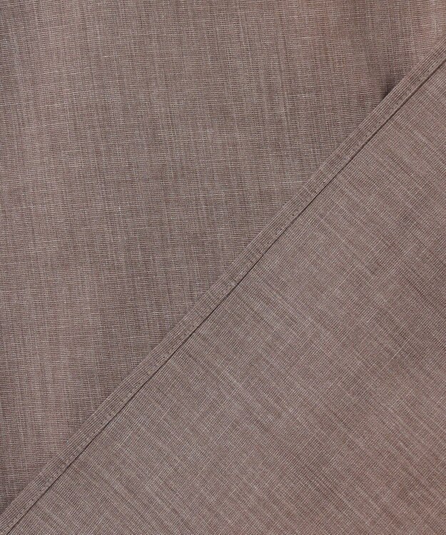 J.PRESS LADIES S 【WEB限定カラーあり・一枚で着映え】ラミー ポプリン ボクシーシャツ ブラウン系