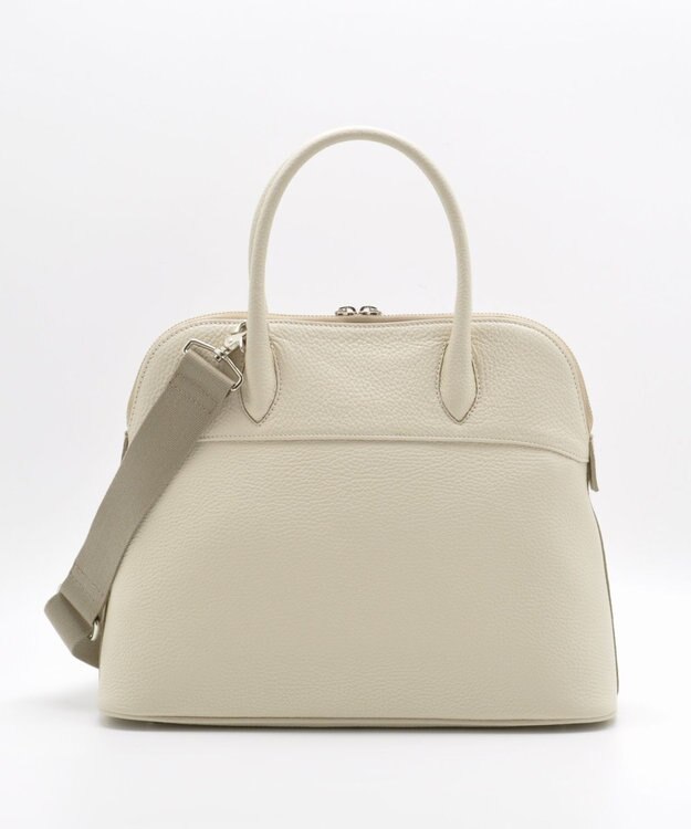 blancle シュリンクレザー  エンベディッド2WAYボストン LIGHT BEIGE