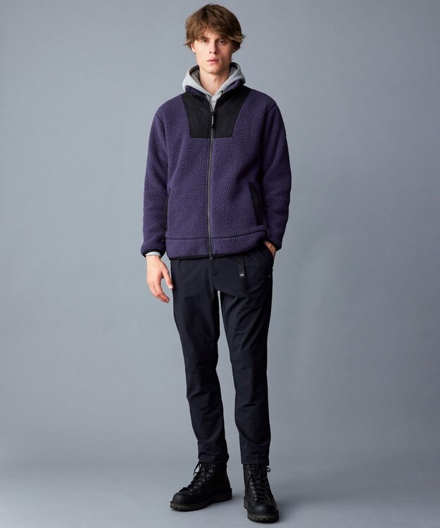 JOSEPH ABBOUD MOUNTAIN 【ストレッチ/7ポケット/撥水性/やわらか】ハイパワー 2WAY ストレッチ パンツ ブラック系