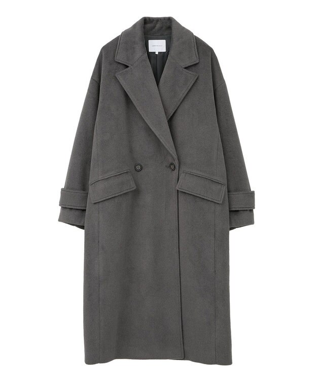 AMERICAN HOLIC ルーズチェスターコート Charcoal Gray