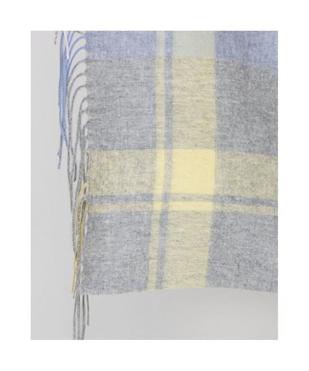 UNBILLION カシュネ cache nez / カシミヤ紡毛チェックストール ミックス